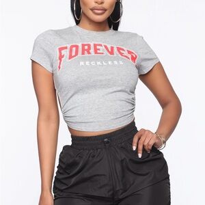 Forever reckless backless top